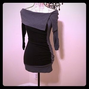 💄 Off Shoulder Color Block Knitted Tunic Top 💄